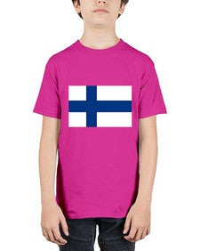 Finland 722# - world flags - Youth Tee Unisex