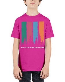 Focus on Your Own Work 14# - internet - Youth Tee Unisex