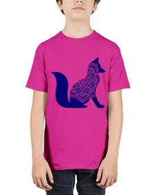 FoxMandalaUpdated 463# - mandala - Youth Tee Unisex