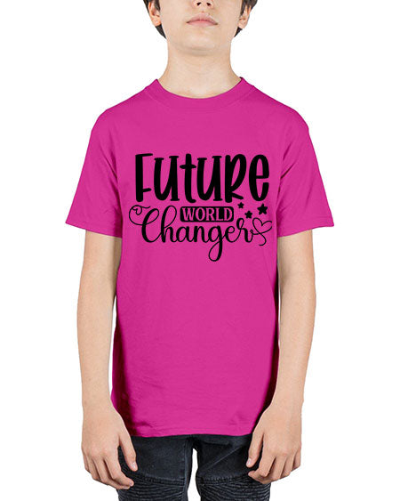 Future World Changer 318# - kids - Youth Tee Unisex
