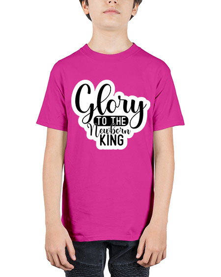 Glory To The Newborn King 320# - baby - Youth Tee Unisex
