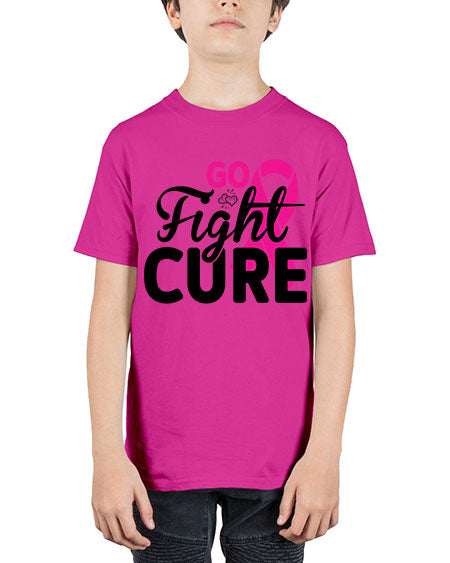Go Fight Cure 23# - breast cancer - Youth Tee Unisex