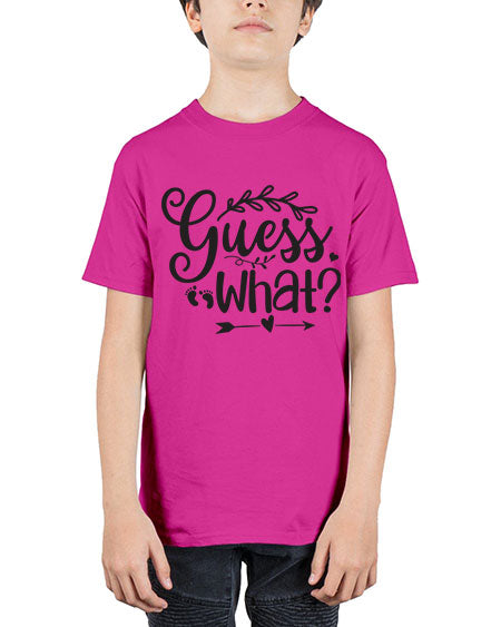 Guess what 323# - pregnancy - Youth Tee Unisex