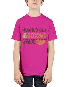 Hanging Out in Second 235# - second grade - Youth Tee Unisex