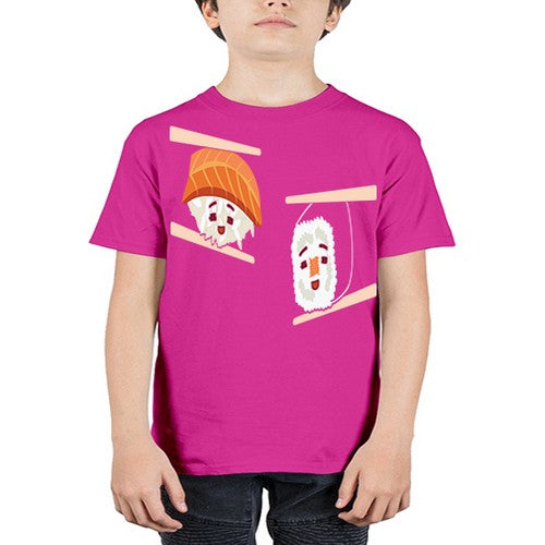 Happy Sushi Anime Kawaii Set Anime 232# - anime - Youth Tee Unisex
