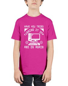 Have you tried turning it off and on again 45# - computer - Youth Tee Unisex