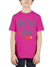 Hello First Grade 277# - first grade - Youth Tee Unisex