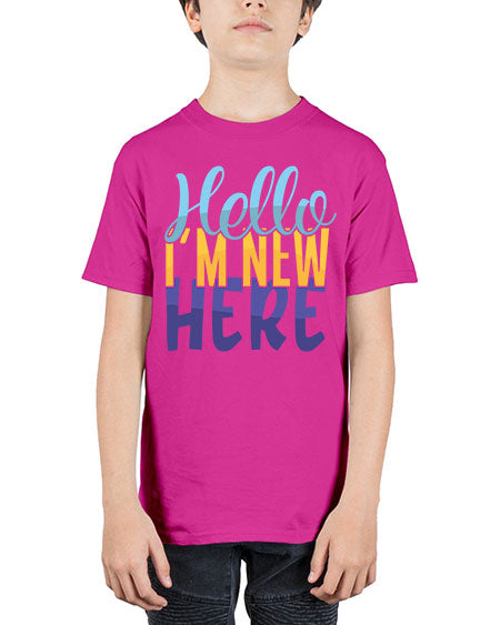 Hello Im New Here Style 87# - baby - Youth Tee Unisex