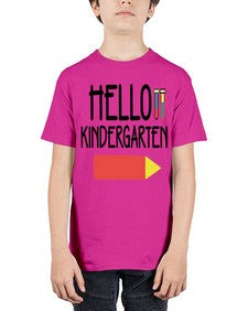 Hello Kindergarten 299# - kindergarten - Youth Tee Unisex