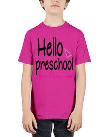 Hello preschool 317# - prek headstart - Youth Tee Unisex