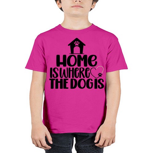 Home Is Where The Dogis Style 20# - dogs - Youth Tee Unisex