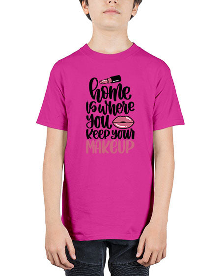 Home Is Where You Keep Your Makeup Style 87# - beauty - fashion - Youth Tee Unisex