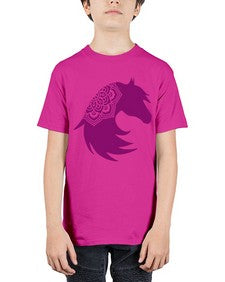 HorseFaceMandala 535# - mandala - Youth Tee Unisex