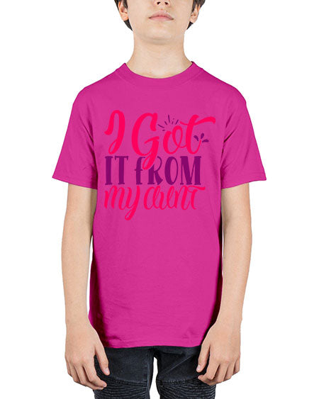 I Got It From My Aunt Style 94# - baby - Youth Tee Unisex