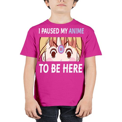 I Paused My Anime To Anime 244# - anime - Youth Tee Unisex