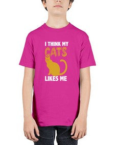 I Think My Cats - cats - Youth Tee Unisex