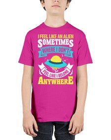 I feel like an alien sometimes where i dont belong 11# - ufo - Youth Tee Unisex