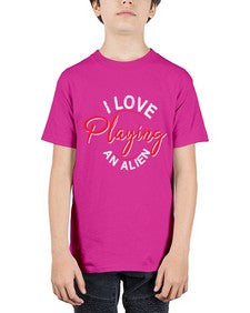 I love playing and alien 19# - ufo - Youth Tee Unisex