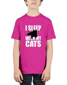 I sleep With My Cats - cats - Youth Tee Unisex