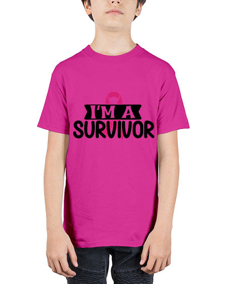 Im a Survivor 17# - breast cancer - Youth Tee Unisex