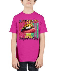 Juneteenth Independence Day Sexy Lip Png 11# - black juneteenth - Youth Tee Unisex
