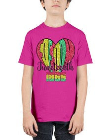 Juneteenth Since 1865 Heart 20# - black juneteenth - Youth Tee Unisex