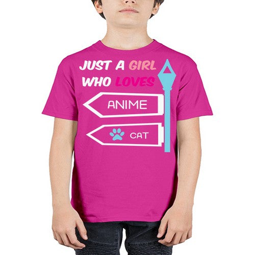 Just A Girl Who Loves Anime 264# - anime - Youth Tee Unisex