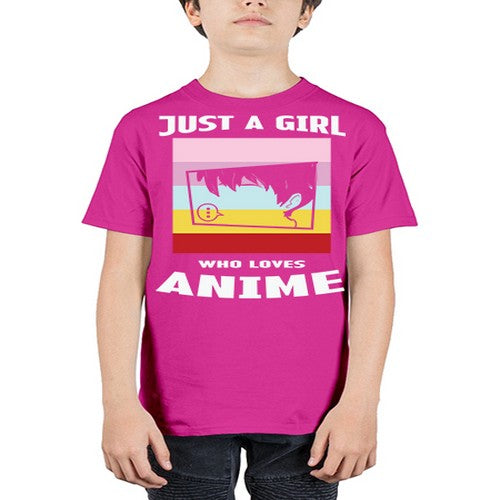 Just A Girl Who Loves Anime 265# - anime - Youth Tee Unisex