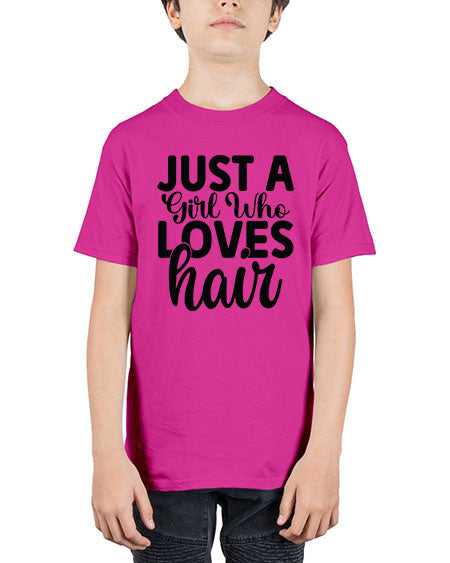 Just A Girl Who Loves Hair 1018# - hairdresser - Youth Tee Unisex