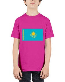 Kazakhstan 1032# - world flags - Youth Tee Unisex