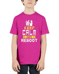 Keep Calm and reboot 27# - computer - Youth Tee Unisex
