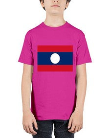 Laos 1111# - world flags - Youth Tee Unisex