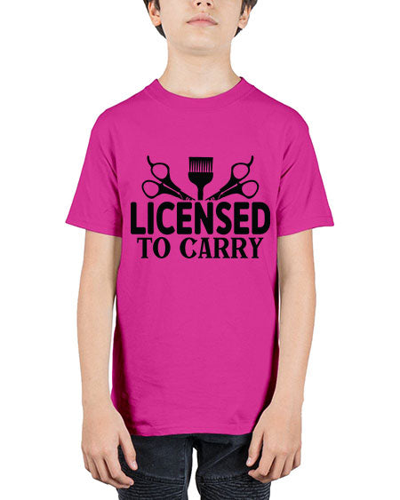 Licensed To Carry 1050# - hairdresser - Youth Tee Unisex