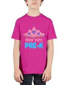 Little Miss PreK 485# - prek headstart - Youth Tee Unisex