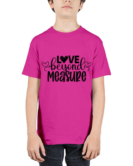 Love Beyond Measure 389# - kids - Youth Tee Unisex