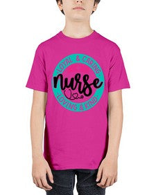 Loyal Caring Nurse Loving Kind Style Style 1078# - nurse - Youth Tee Unisex