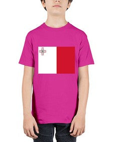 Malta 1222# - world flags - Youth Tee Unisex