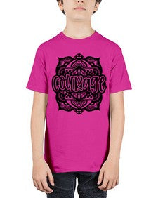 Mandala Courage 759# - mandala - Youth Tee Unisex