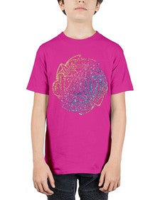 Mandala Dream Rainbow Glitter 760# - mandala - Youth Tee Unisex