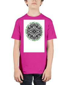 Mandala Garden Round 910# - mandala - Youth Tee Unisex