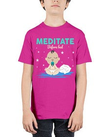 Meditate Before Bed 421# - yoga - Youth Tee Unisex