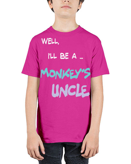 Monkey Uncle 18# - monkey - Youth Tee Unisex