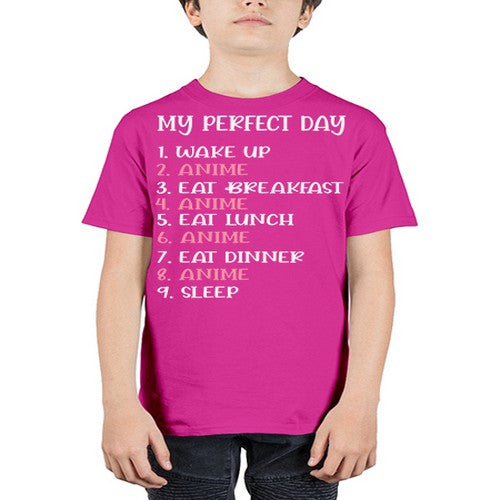 My Perfect Day Funny Kawaii Anime 269# - anime - Youth Tee Unisex