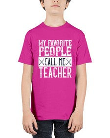 My favorite people call me Teacher Style 1106# - teacher - Youth Tee Unisex