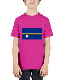 Nauru 1419# - world flags - Youth Tee Unisex