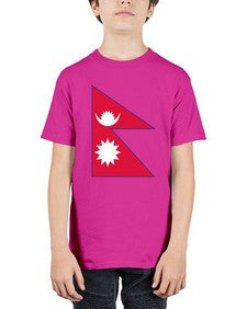 Nepal 1430# - world flags - Youth Tee Unisex