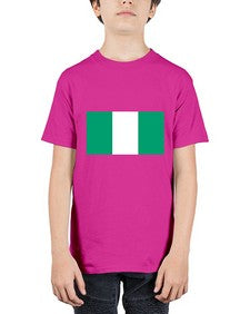 Nigeria 1493# - world flags - Youth Tee Unisex