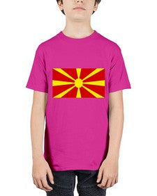 North Macedonia 1512# - world flags - Youth Tee Unisex