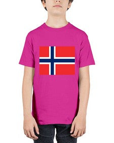 Norway 1513# - world flags - Youth Tee Unisex