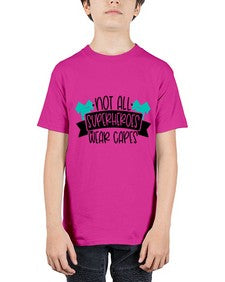 Not All Superheroes Wear Capes Style Style 1137# - nurse - Youth Tee Unisex